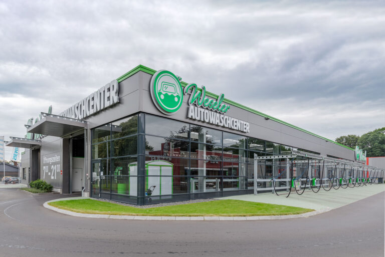 Weseler Autowaschcenter von außen