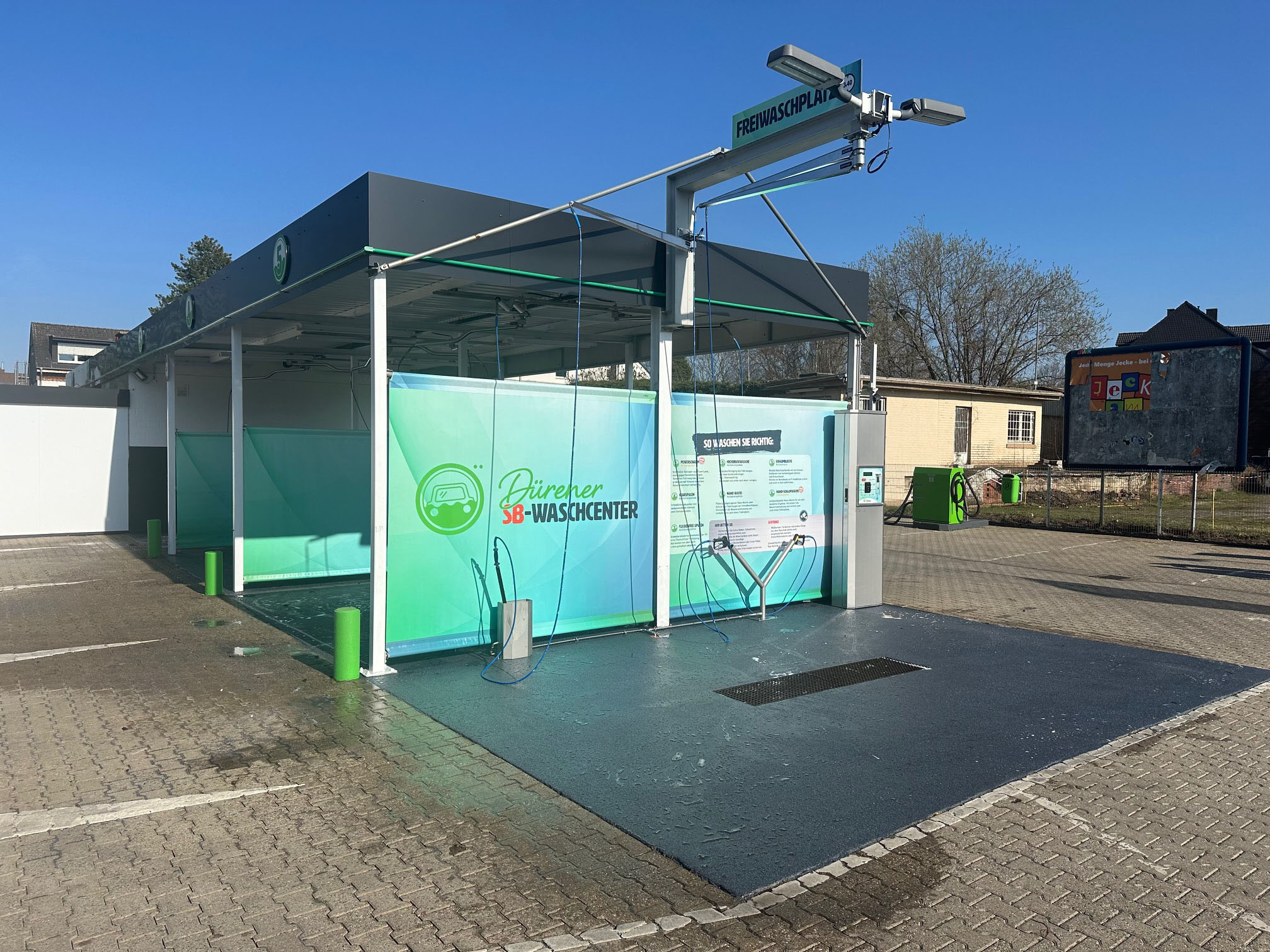 Freiwaschplatz der Dürener SB-Anlage